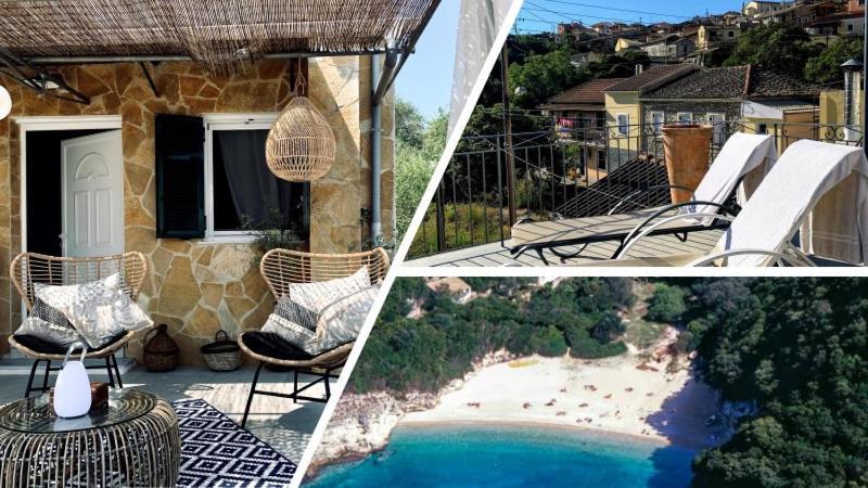 Villa Aspros - Traditionell, Ruhig Und Strandnah Liapades Luaran gambar